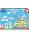 Educa Borras Peppa Pig Superpack Juego Educativo Infantil 4 en 1 para Niños de 3 A 4 Años