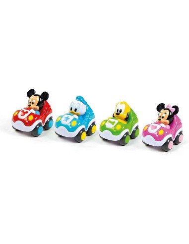 CLEMENTONI Coche Disney Baby Carreras Surtido Con Mecanismo De Retroceso - Kiwiku