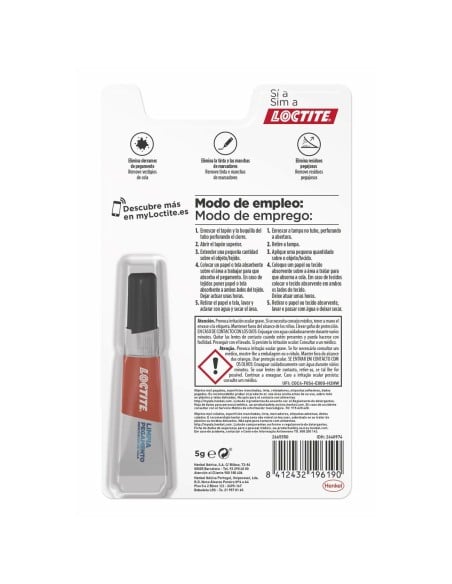 Loctite Limpiador de Pegamento Super Glue 2640974 5gr Transparente