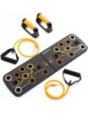 Innovagoods Sistema de Entrenamiento Integral Con Bandas de Resistencia, Tabla de Flexiones y Guía de Ejercicios Pulsher Unisex