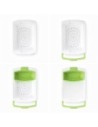 Innovagoods Tabla de Cortar Extensible Con Bandeja Extraíble, Contenedor y Escurridor 3 en 1 Practicut para Cocina