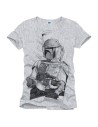 Camiseta star wars boba fett melange s