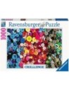 Ravensburger Puzzle 1000 Piezas Challenge Buttons Multicolor Único Modelo 16563