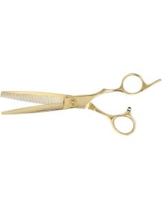 Eurostil Tijera de Barbero para Esculpir Glorious 6.5 Pulgadas Acero Inoxidable Profesional