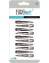 Eurostil Pinzas de Metal Estrechas Pequeñas - Pack de 10 Unidades