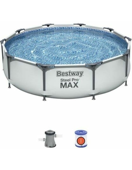 bestway_piscina_desmontable_tubular_steel_pro_max_305x76_cm_redonda_con_depuradora_de_cartucho_1.249_l/h_6942138981810_oferta