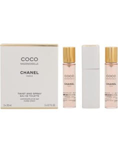 Chanel Coco Mademoiselle Eau de Toilette Vaporizador Twist And Spray 3x20 Ml para Mujer