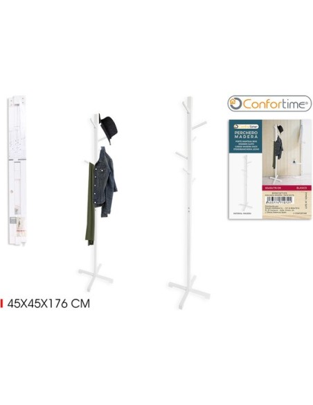 confortime_perchero_de_madera_white_176_cm_para_ropa_y_accesorios_8433774710721_oferta