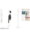 Confortime Perchero de Madera White 176 Cm para Ropa y Accesorios