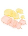 Innovagoods Set de 10 Tapas de Cocina Reutilizables y Ajustables Lilyd, Silicona Libre de Bpa, Multicolor