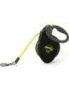 Flexi Correa Extensible para Perro New Classic 8 M Talla L Negro/amarillo