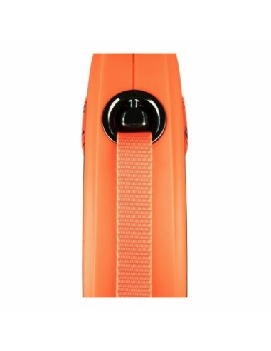 FLEXI Correa Retráctil Xtreme Cinta Para Perro Talla L Naranja 5 m - Kiwiku