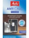 Melitta Anti Calc 178582 - Descalcificador para Máquinas de Café Espresso, 2x40g, Con Ácido Cítrico