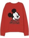 Mickey Sudadera Juvenil/adulto Mickey Mouse Talla M Color Rojo