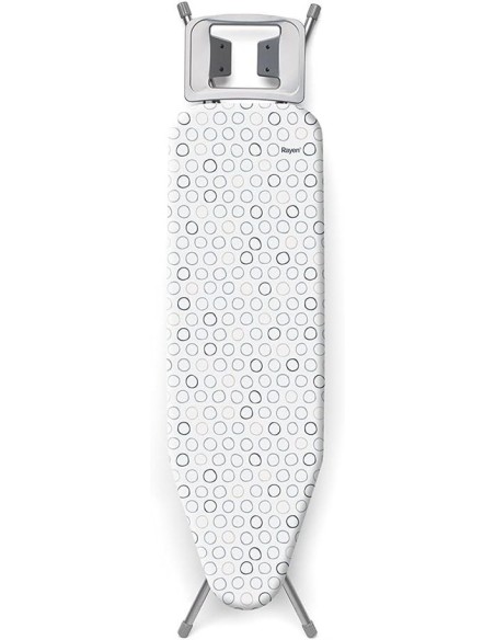 Tabla De Planchar RAYEN Gama Basic Con Tablero De Metal Expandido Y Funda De Algodón Y Poliéster