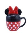 Half Moon Bay Taza 3d Con Tapa Cuerpo Minnie Mouse 425 Ml