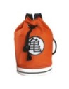 Cyp Brands Bolso Petate Dragon Ball Goku, Diseño Juvenil, Color Naranja y Negro