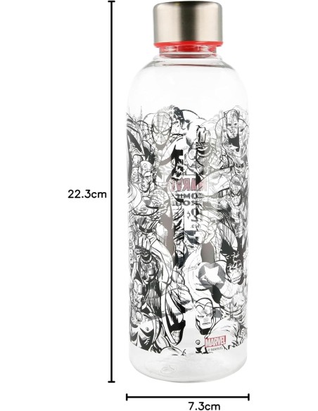 Botella STOR Marvel Hidro 850 Ml Reutilizable Para Niños Y Adultos