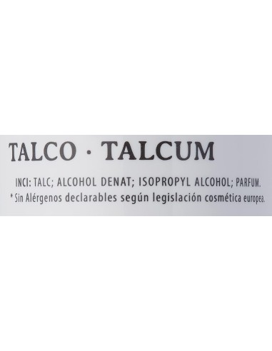 Eurostil Talco Perfumado Barber Line Unisex 200gr Negro