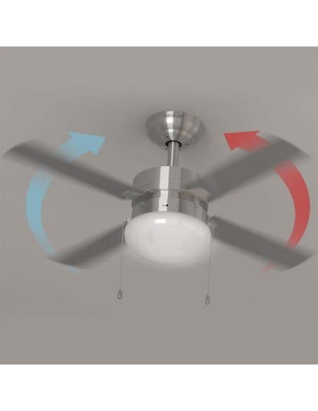 Cecotec Ventilador de Techo Energysilence Aero 450 50 W Con Luz y Mando A Distancia