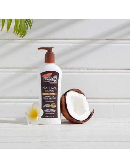 Palmer's Natural Bronze Lotion 250ml - Loción Corporal Hidratante Autobronceadora