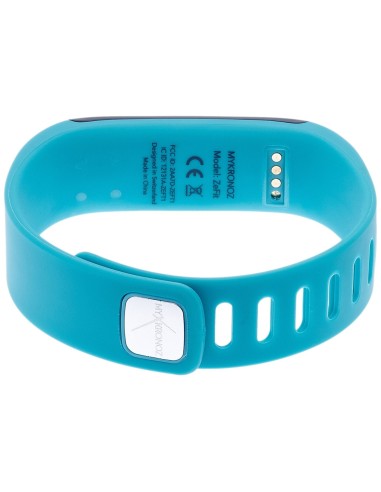 ZeFit MyKronoz - Pulsera-monitor de actividad unisex, color turquesa: Kiwiku.com: Deportes y aire libre