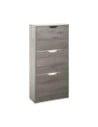 5five Zapatero de Madera Gris Claro Con 3 Estantes (115 X 60 X 24 Cm)