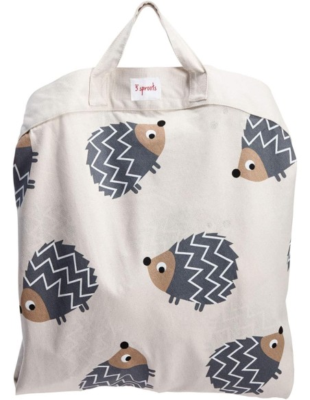 3 Sprouts - Play Mat Bag - Hedgehog - Alfombra de Juego y Bolsa de Almacenamiento - Erizo