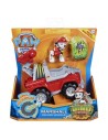 Spin Master Vehículo Dino Marshall Patrulla Canina Paw Patrol Deluxe Rescue Con Figura Dinosaurio Misteriosa