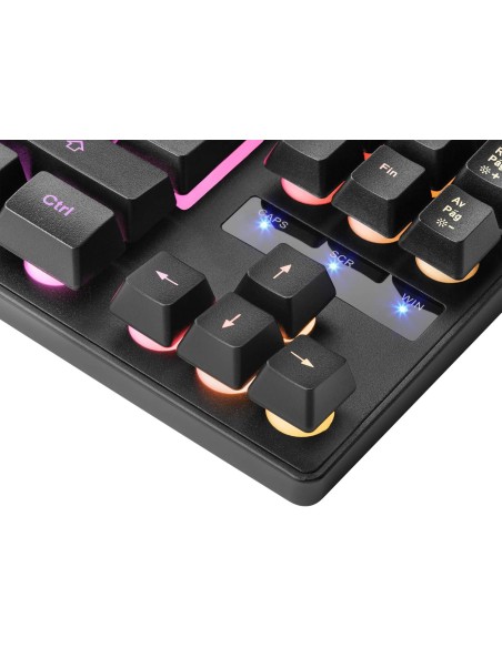 MARS GAMING MKTKL Teclado H-Mech RGB 8 Efectos Antighosting Layout Español