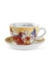 Egan Taza de Cappuccino 7 Enanitos 500 Ml Cerámica Diseño Disney