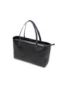 Made In Italia Camilla_nero - Shopping Bag Negro Talla Única Mujer 100% Cuero