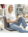 Innovagoods Silla de Suelo Reclinable Sitinel, 6 Posiciones, Respaldo Ajustable, Color Gris y Negro
