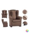 Gift Decor Sillón Reclinable Sedia Mecedora Poliéster Marrón 70 X 97 X 75 Cm