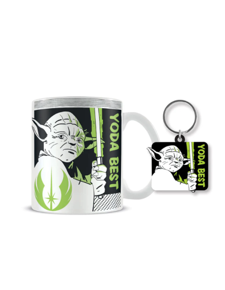pyramid_international_set_de_taza_y_llavero_yoda_best_-_star_wars_-_cerámica_y_metal___5050293866314_oferta