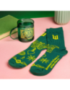 Paladone Set de Taza de Cristal y Calcetines Wicked Elphaba - Diseño Exclusivo