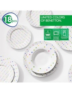 benetton_set_vajilla_porcelana_18_piezas_diseño_puntos_de_colores_casa_8435496440757_oferta 2
