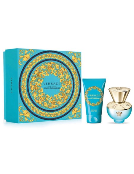 Set De Regalo VERSACE Dylan Turquoise Para Mujer - Eau De Toilette 30 ml + Loción Corporal 50 ml  