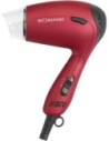 Bomann Secador de Cabello de Viaje Htd 8005 Cb, 1300w, Rojo/negro, Con Difusor y Bolsa de Viaje