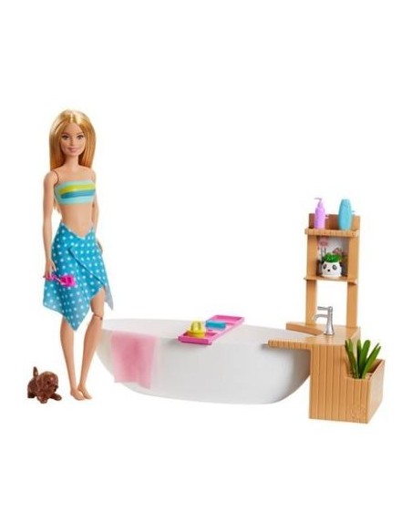 mattel_muñeca_barbie_gjn32_con_bañera_de_burbujas
