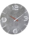 Tfa-dostmann Reloj de Pared 60.3536.15 Controlado Por Radio, Diseño Industrial, Color Gris y Blanco