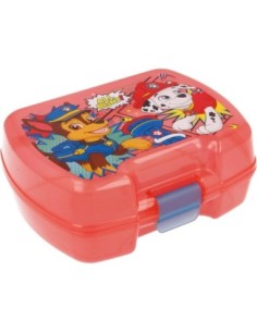 paw_patrol_sandwichera_premium_la_patrulla_canina_comic_roja_de_plástico_7_x_17 2