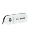 Safta Portatodo Cuadrado de Silicona Oficial Real Madrid 1ª Equipación 24/25 Unisex Blanco y Negro 18,5 X 5,5 X 7,5 Cm