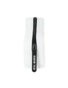 safta_portatodo_cuadrado_de_silicona_oficial_real_madrid_1ª_equipación_24/25_unisex_blanco_y_negro_18 2