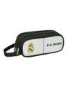 Safta Portatodo Triple Oficial Real Madrid 1ª Equipación 24/25, 3 Compartimentos, Asa de Mano, 210x70x85 mm