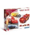Clementoni - Puzzle Infantil 104 Piezas y Modelo en 3d de Cars, A Partir de 4 Años, Ref. 20160