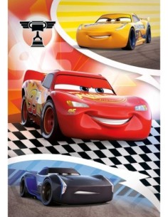 clementoni_-_puzzle_infantil_104_piezas_y_modelo_en_3d_de_cars 2