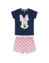 Cerda Pijama Corto Algodón Single Jersey Minnie Mouse Azul Marino Talla 5 Años