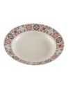 Versa Plato Hondo de Porcelana Color Granate 20 Cm