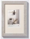 Walther Home Portafotos 20x30 Cm Madera Gris Claro Ho030x Con Paspartú y Vidrio Transparente